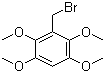 3-(溴甲基)-1,2,4,5-四甲氧基苯分子结构 (CAS 86489-89-6)