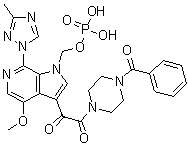 Fostemsavir分子结构 (CAS 864953-29-7)