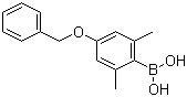 2,6-二甲基-4-苄氧基苯硼酸分子结构 (CAS 865139-18-0)