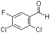 2,4-二氯-5-氟苯甲醛分子结构 (CAS 86522-91-0)