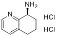 (8S)-5,6,7,8-四氢-8-喹啉胺盐酸盐(1:2)分子结构 (CAS 865303-57-7)