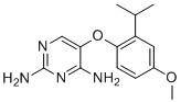 CAS 登录号：865304-71-8, 5-(4-甲氧基-2-丙烷-2-基苯氧基)嘧啶-2,4-二胺