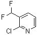structure of CAS# 865663-96-3, 2-氯-3-(二氟甲基)吡啶