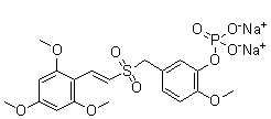 Briciclib sodium分子结构 (CAS 865784-01-6)