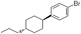 structure of CAS# 86579-53-5, 反式-4-丙基环己基溴苯