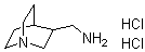 structure of CAS# 865887-14-5, 1-氮杂双环[2.2.2]辛烷-3-甲胺二盐酸盐
