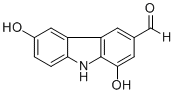 CAS # 866111-14-0, Clausine Z, 1,6-Dihydroxy-9H-carbazole-3-carboxaldehyde