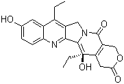 structure of CAS# 86639-52-3, 7-乙基-10-羟基喜树碱