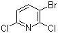 3-溴-2,6-二氯吡啶分子结构 (CAS 866755-20-6)