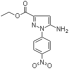5-氨基-1-(4-硝基苯基)-1H-吡唑-3-羧酸乙酯分子结构 (CAS 866838-08-6)