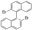 (1R)-2,2'-二溴-1,1'-联萘分子结构 (CAS 86688-08-6)