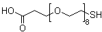CAS # 866889-02-3, 1-Mercapto-3,6,9,12,15,18,21,24-octaoxaheptacosan-27-oic acid
