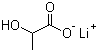 structure of CAS# 867-55-0, Lithium lactate