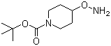 4-(氨基氧基)哌啶-1-甲酸叔丁酯分子结构 (CAS 867034-25-1)