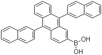 structure of CAS# 867044-28-8, 9,10-双(2-萘基)蒽-2-硼酸