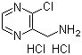structure of CAS# 867165-53-5, 3-Chloropyrazin-2-methanamine dihydrochloride