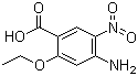 structure of CAS# 86718-18-5, 4-氨基-2-乙氧基-5-硝基苯甲酸