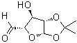 1,2-O-(1-甲基亚乙基)-beta-D-阿拉伯戊二醛-1,4-呋喃糖分子结构 (CAS 867266-31-7)