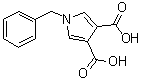 1-苄基-1H-吡咯-3,4-二甲酸分子结构 (CAS 86731-90-0)