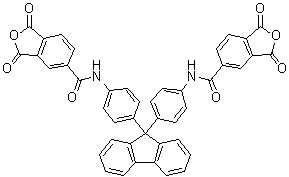 N,N'-(9H-芴-9-亚基二-4,1-亚苯基)二[1,3-二氢-1,3-二氧代-5-异苯并呋喃甲酰胺]分子结构 (CAS 867350-98-9)