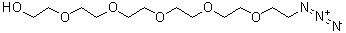 17-叠氮基-3,6,9,12,15-五氧杂十七烷-1-醇分子结构 (CAS 86770-69-6)