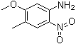 structure of CAS# 86771-76-8, 2-Nitro-4-methyl-5-methoxyaniline