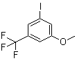 1-碘-3-甲氧基-5-(三氟甲基)苯分子结构 (CAS 868167-60-6)