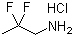 2,2-二氟丙胺盐酸盐分子结构 (CAS 868241-48-9)