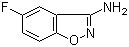3-氨基-5-氟苯并[d]异恶唑分子结构 (CAS 868271-13-0)