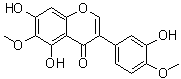structure of CAS# 86849-77-6, 鸢尾黄酮乙素