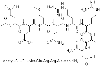 乙酰八胜肽-1分子结构 (CAS 868844-74-0)