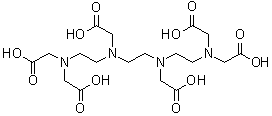 structure of CAS# 869-52-3, Triethylenetetraminehexaacetic acid