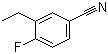 structure of CAS# 869299-63-8, 3-Ethyl-4-fluorobenzonitrile