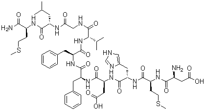structure of CAS# 86933-75-7, Porcine neurokinin B
