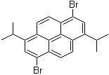 structure of CAS# 869340-02-3, 1,6-Diisopropyl-3,8-dibromopyrene