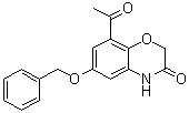 8-乙酰基-6-苄氧基-4H-苯并[1,4]恶嗪-3-酮分子结构 (CAS 869478-09-1)