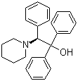 (S)-(+)-2-哌啶基-1,1,2-三苯基乙醇分子结构 (CAS 869495-24-9)