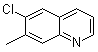 structure of CAS# 86984-27-2, 6-氯-7-甲基喹啉