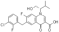 CAS 登录号：869893-92-5, (S)-6-(3-氯-2-氟苄基)-7-氟-1-(1-羟基-3-甲基丁烷-2-基)-4-氧代-1,4-二氢喹啉-3-羧酸