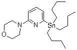 structure of CAS# 869901-24-6, 4-[6-(Tributylstannyl)-2-pyridinyl]morpholine
