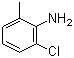2-氯-6-甲基苯胺分子结构 (CAS 87-63-8)