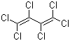 structure of CAS# 87-68-3, 六氯-1,3-丁二烯
