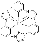 (OC-6-21)-三[(3-甲基-1H-咪唑-1-基-2(3H)-亚基)-1,2-亚苯基]铱分子结构 (CAS 870009-59-9)