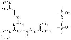 structure of CAS# 870087-36-8, Apilimod mesylate