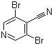 3,5-二溴-4-氰基吡啶分子结构 (CAS 870244-34-1)