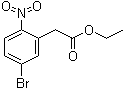 (5-溴-2-硝基苯基)乙酸乙酯分子结构 (CAS 870274-21-8)