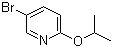 2-异丙氧基-5-溴吡啶分子结构 (CAS 870521-31-6)