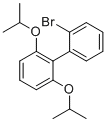 2-溴-2',6'-二异丙氧基-1,1'-联苯分子结构 (CAS 870703-70-1)