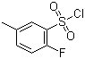 2-氟-5-甲基苯磺酰氯分子结构 (CAS 870704-14-6)