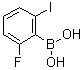 2-Fluoro-6-iodophenylboronic acid molecular structure (CAS 870777-22-3)